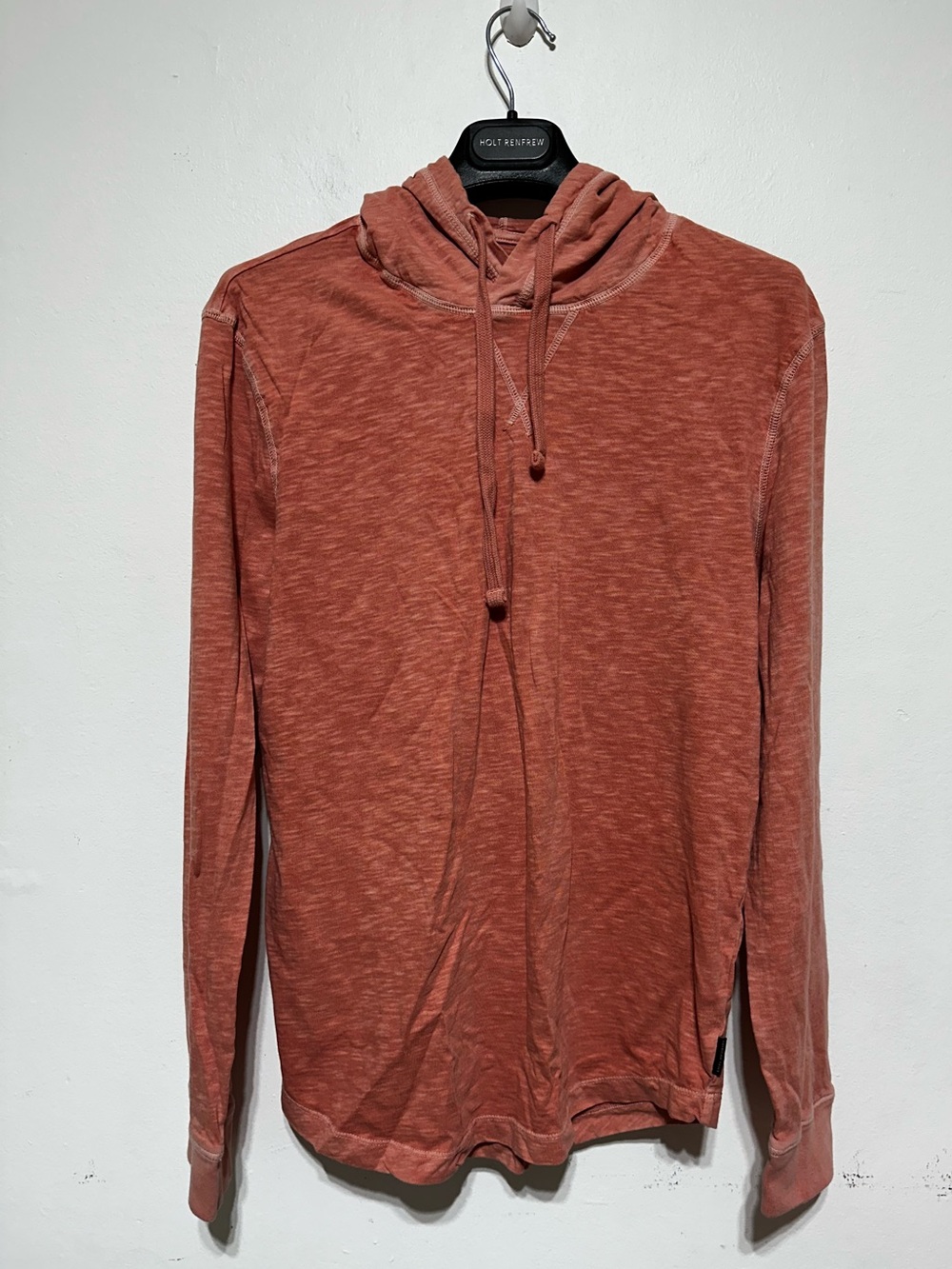 NWOT American Eagle Old-Rose hooded Long-Sleeves Tee Size XS